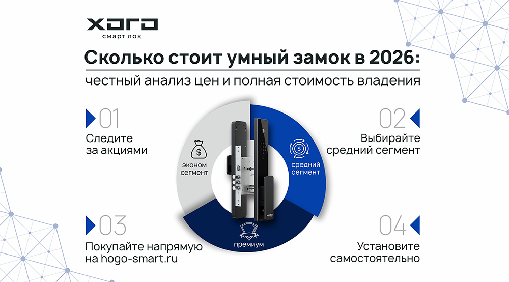 Сколько стоит умный замок в 2026: честный анализ цен и полная стоимость владения